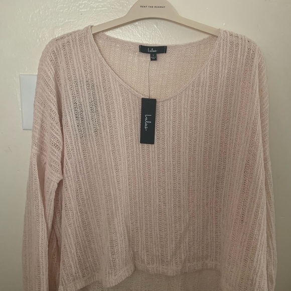 LULUS “Another Chance” Ivory Open Knit Sweater - Picture 4 of 4